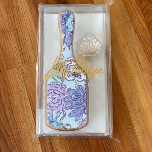 Lilly Pulitzer Floral Paddle Brush